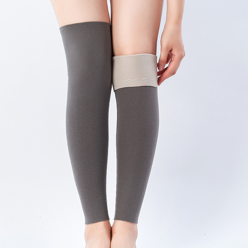 Thermal knee-high socks with warm lining for cold legs, suitable for men and women, joint protection, cold prevention, warmth for sleeping, knee insulation for the elderly