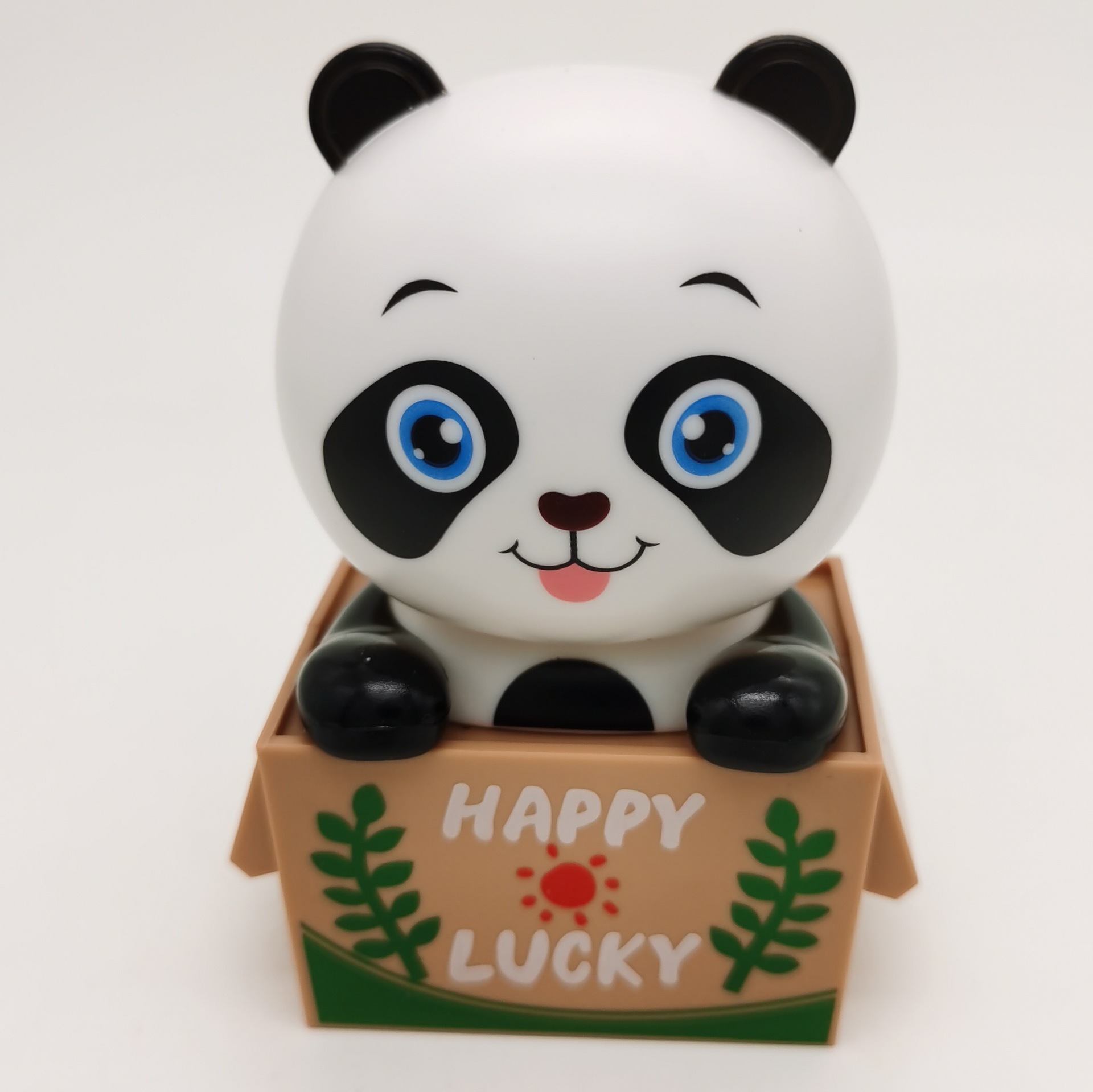 New Creative Panda Doll Cartoon Animal Car Ornament Box Panda Car Children's Gift Gift