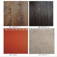 饰面板木饰面免漆板18mm颗粒板双贴做旧仿古木厂家批发