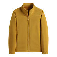 秋冬季抓绒衣加厚保暖男女同款摇粒绒冲锋衣内胆开衫立领情侣外套