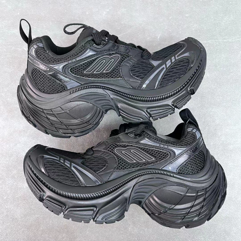 Кроссовки dad shoes с массивной подошвой, ретро «dirty» стиль, парные размеры 36–45