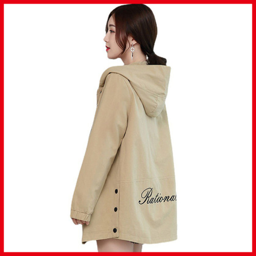 Women's Spring and Autumn Season Thin Model Coat, S-7XL 300 Pounds Plus Size Women's Fashion Coat, Versatile Women's Outwear