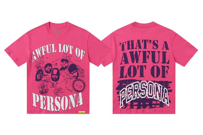 あれ。 SA AWFUL LOT OF COUGH SYRUP メンズ ヒップホップ ラップコラボ 半袖Tシャツ|undefined