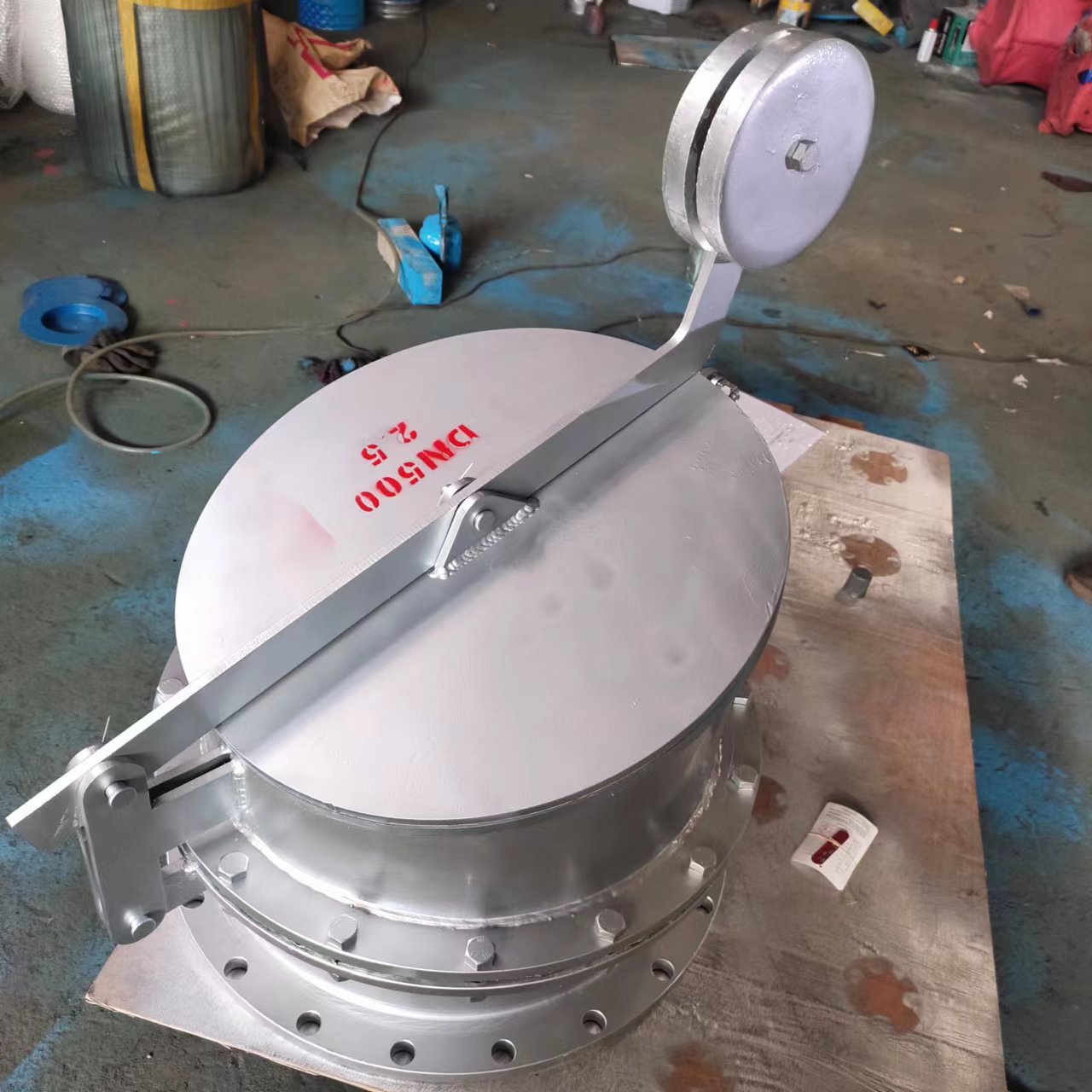 中赫阀门 工厂自产自销 不锈钢 碳钢泄爆阀 煤气减压防爆阀