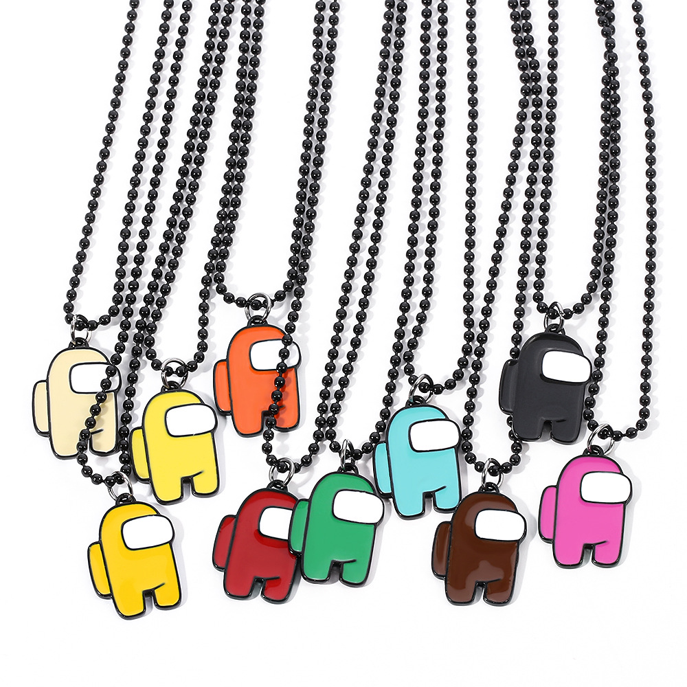 2021 nuevo transfronterizo entre nosotros juego periférico de diez colores espacio Hombre Lobo matando collar ventas directas de fábrica