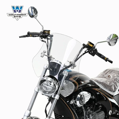 Motorcycle front windshield, Wolf suitable for Zongshen Youmi