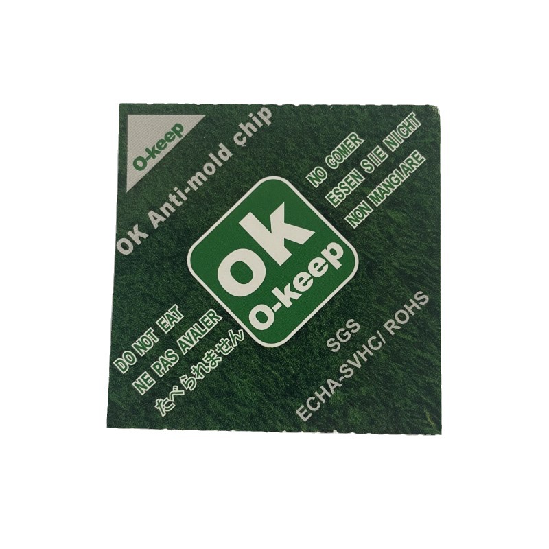 防霉片厂家 绿色OK  国产防霉片 SGS版 50*50mm/片 2000片/袋