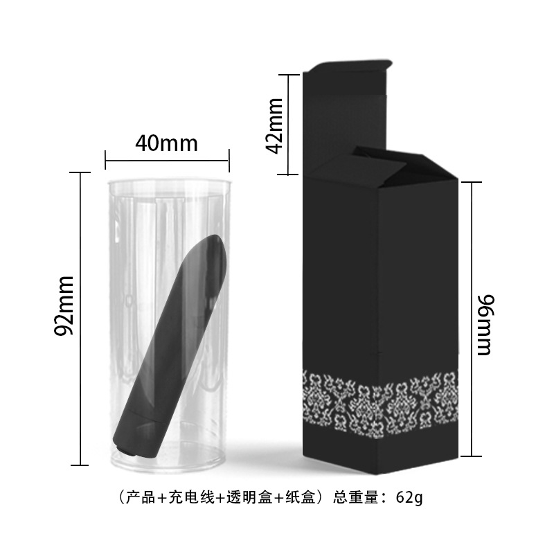 Mini vibrador recargable con punta larga y 10 frecuencias de vibración, dispositivo silencioso para masaje y masturbación femenina, diseño de huevo vibrador para el placer.