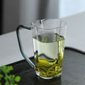 高硼硅玻璃花瓣杯家用办公室花茶杯耐热透明泡茶杯花瓣型绿茶杯