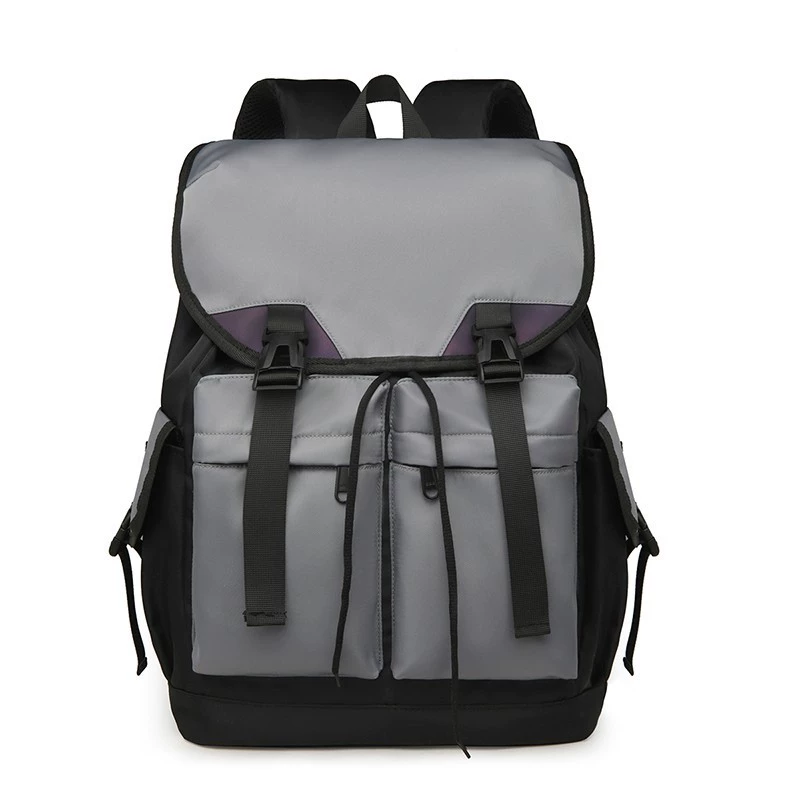 Men's trend fashionable backpack for elementary school students, water repellent wear-resistant laptop, travel bag, business version