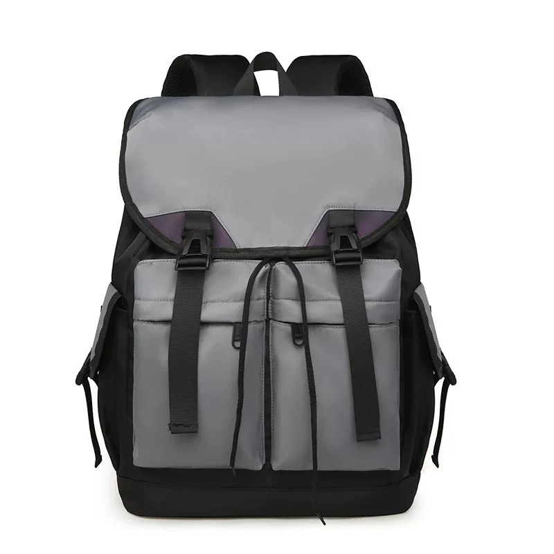 Men's trend fashionable backpack for elementary school students, water repellent wear-resistant laptop, travel bag, business version