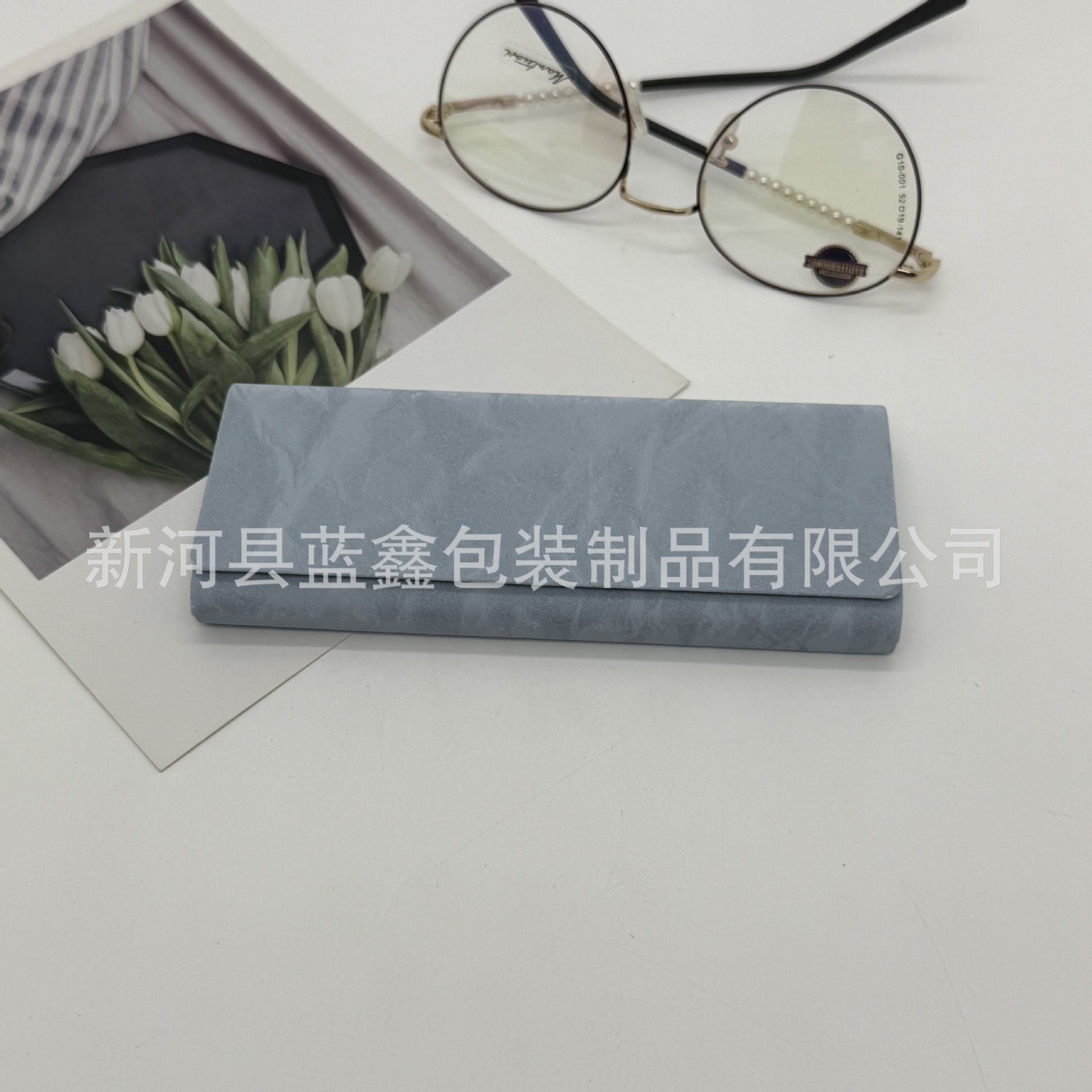 新しいメガネケース包装用クリップ、個性的な携帯用フレームメガネケース、近視メガネ収納ボックス、越境販売