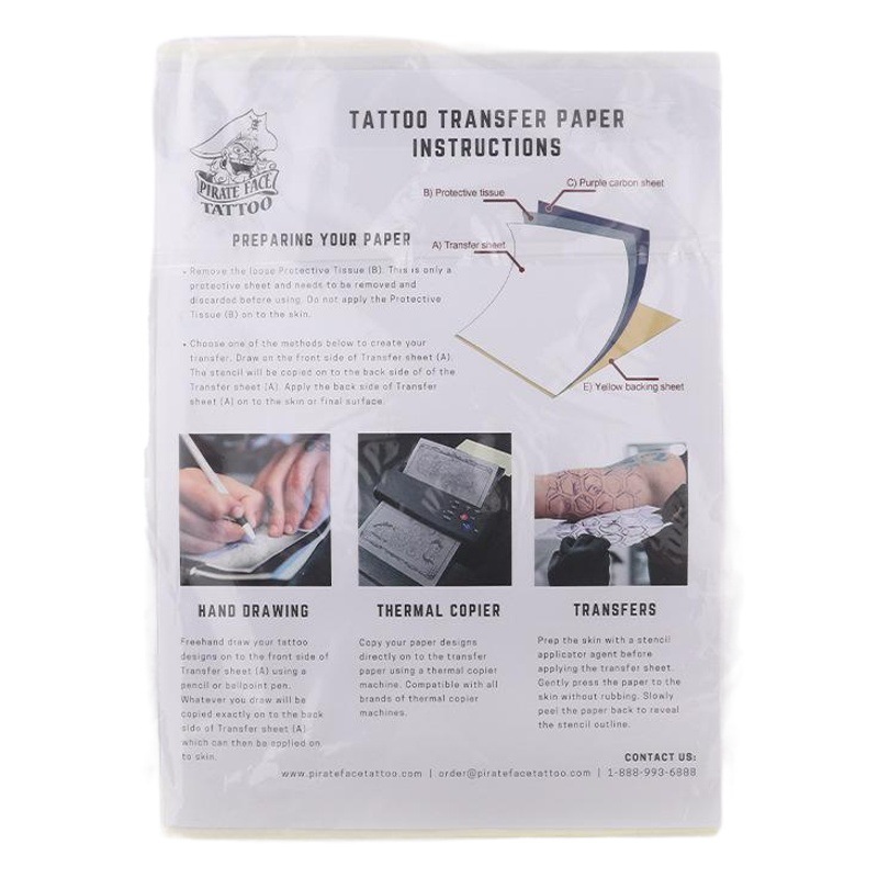 Yilong dibuja a mano máquina de transferencia de tatuaje papel de transferencia cuádruple A4 patrón de tatuaje máquina de tatuaje equipo de aguja transfronterizo al por mayor