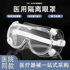 医用护目镜漂流隔水全封闭式隔离眼罩实验室双覆膜防护眼镜批发