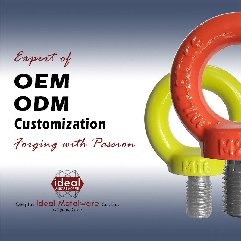 青岛吊环厂家直销316吊环螺丝/304吊环螺丝/锻造不锈钢吊环螺丝