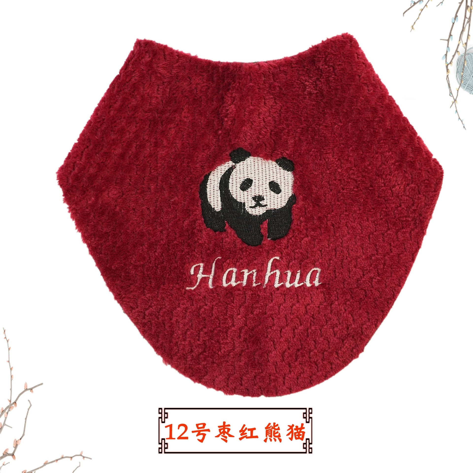 Вышивка на китайской ткани: вышивка на полотенце, на ткани из флиса с узором «ананас», на ткани в клетку.