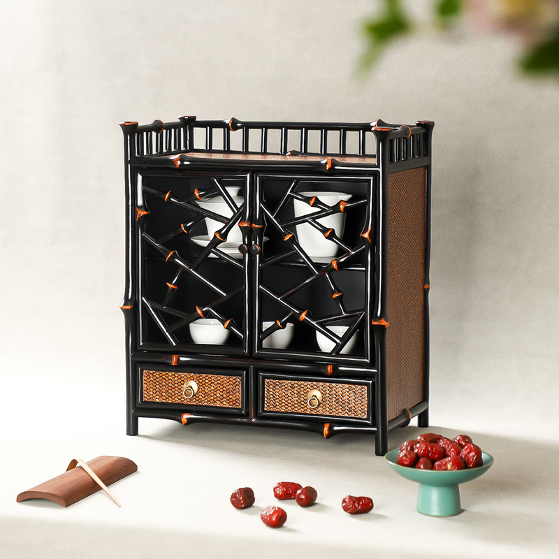 Bamboo Vintage Tea Set Storage Rack Antique Rack Storage Shelf Ornaments Bamboo Mat Noodles Tea Tray Arrange Handmade Bamboo Wraft Bamboo Vintage Tea Set Storage Rack Antique Rack Storage Shelf Ornaments Bamboo Mat Noodles Tea Tray Arrange Handmade Bamboo Wraft