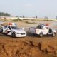 Kindergarten children's alloy simulation 110 police car model boy ambulance toy car gift wholesale