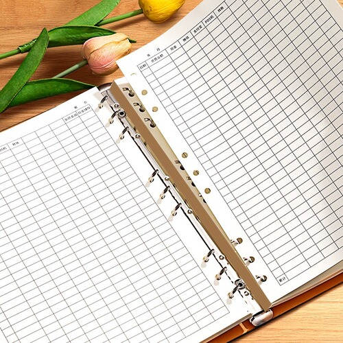 Daily business ledger loose-leaf store business income expenditure sales report cash journal record book