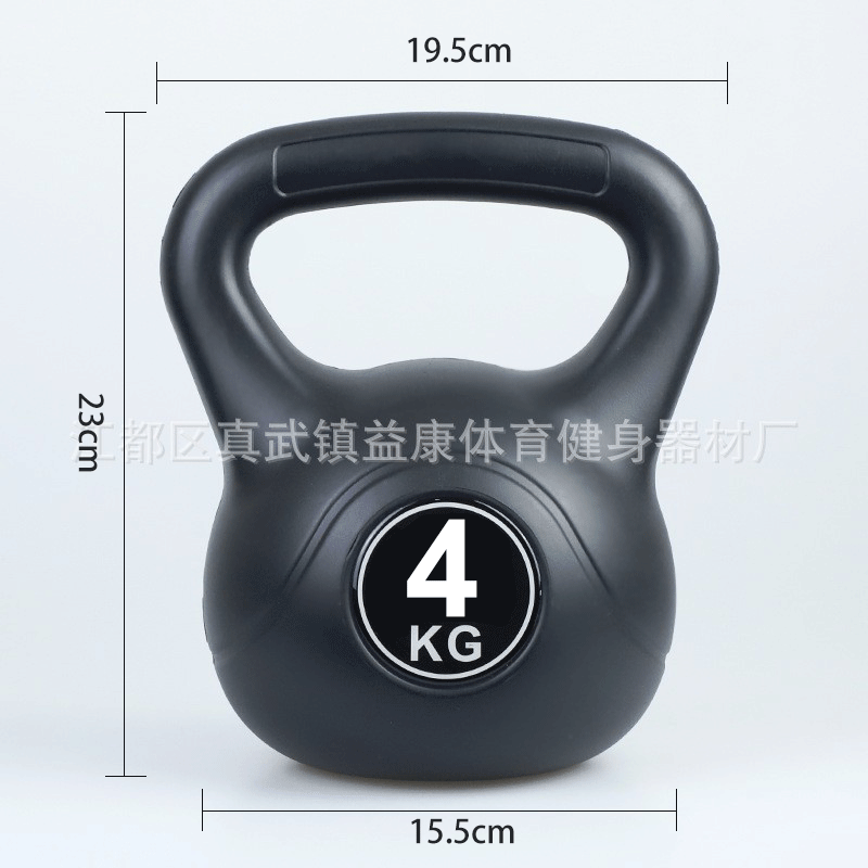 Venta al por mayor de plástico hexagonal inmersión mancuerna hombres y mujeres color kettlebell brazo entrenamiento muscular equipo de fitness hogar kettlebell Promoción de fin de año