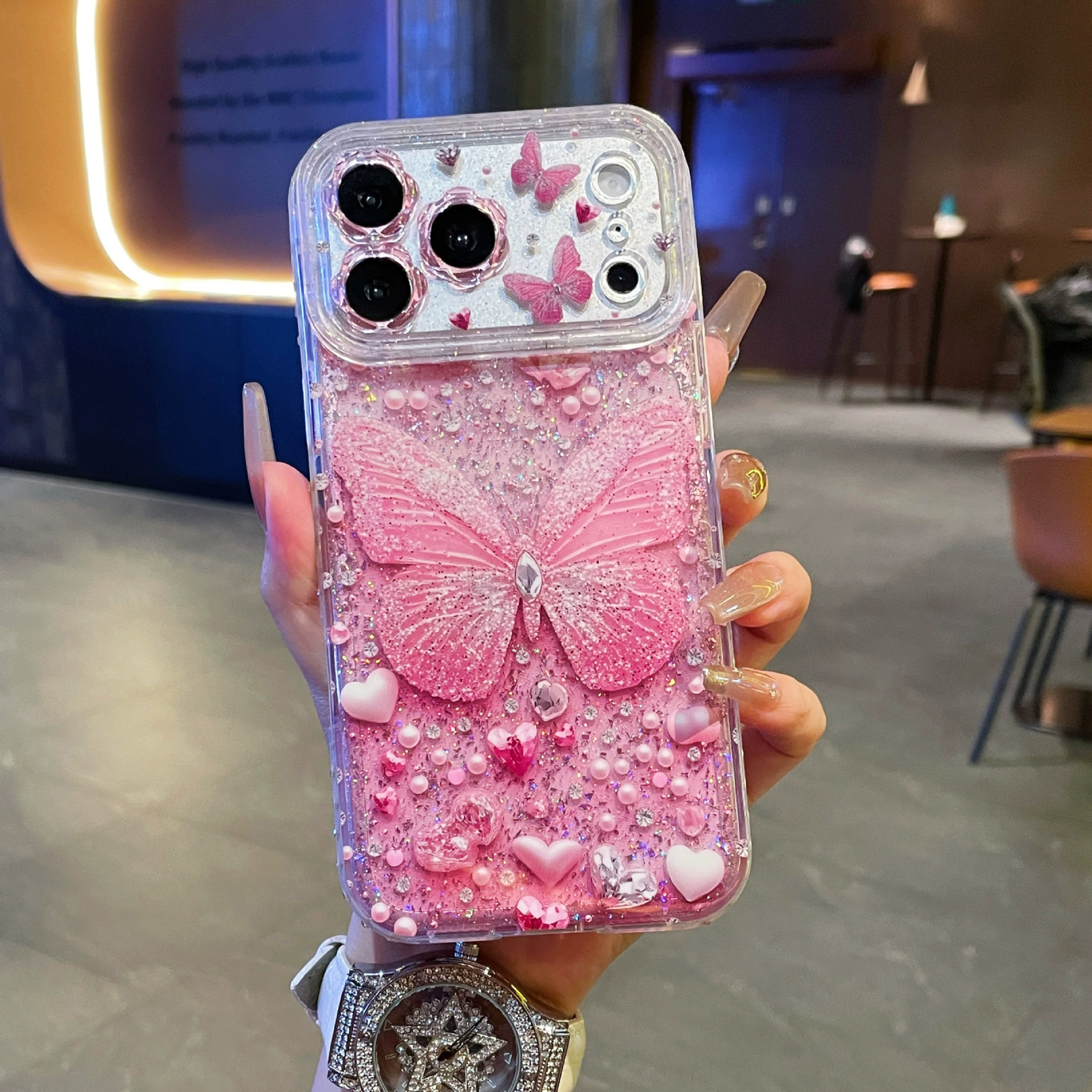 Apple, совместимый iPhone 17, чехол для телефона, стразы гвоздики, защитный чехол, iphone, 15promax
