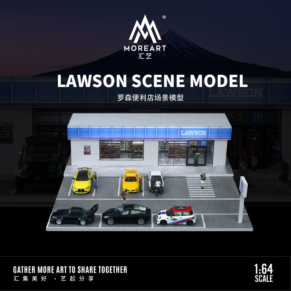 1:64 Rosen Convenience Store Model Scene Model Light Version