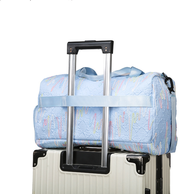 Se puede equipar con maleta trolley nueva bolsa de viaje de corta distancia para mujer bolsa de equipaje portátil de almacenamiento de gran capacidad para la producción