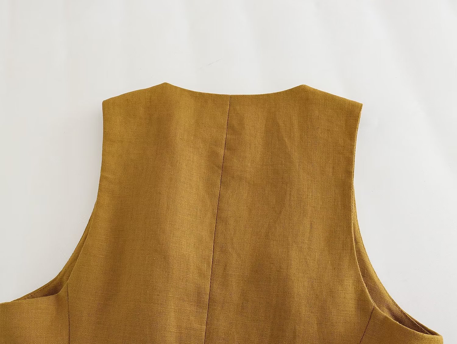 Women's Clothing new women's vest double breasted fashion top + straight pants casual suit set_voghion.com