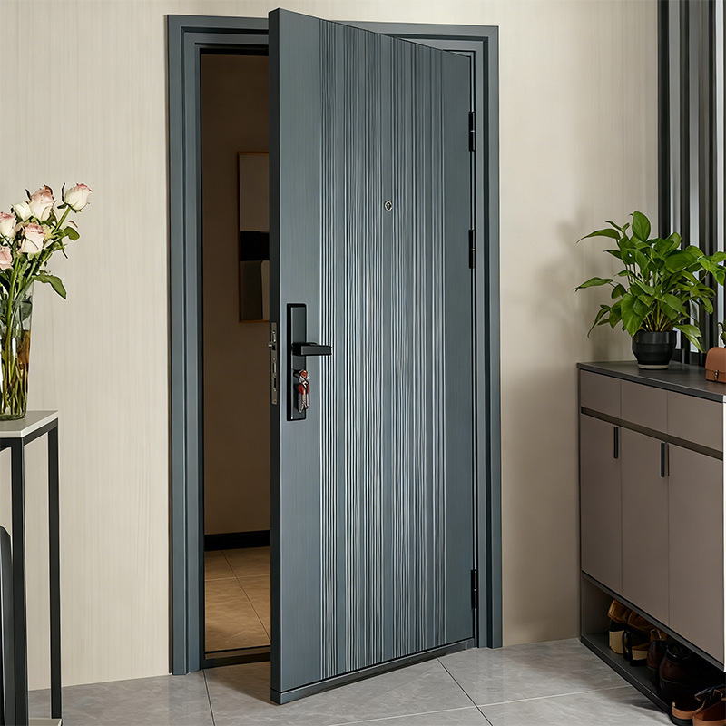 Star Anti-Theft Door, Steel Thickened Soundproof Entry Door, Entrance Door for Home, Villa Door, Universal, Safe and Sturdy Star Anti-Theft Door, Steel Thickened Soundproof Entry Door, Entrance Door for Home, Villa Door, Universal, Safe and Sturdy