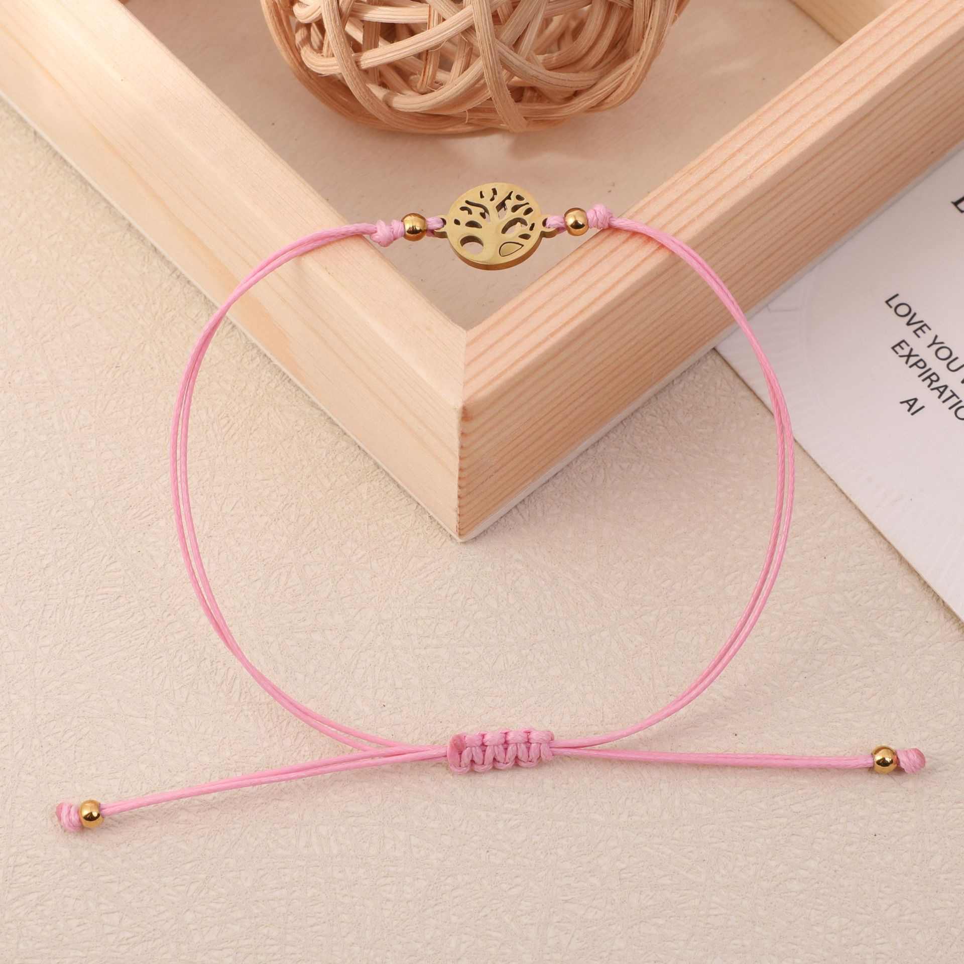 5g Weight 304 Stainless Steel Pendant Material Bracelets, Drawstring Bracelets Classification 304 Stainless Steel, rope Chain Material cable chain, Cord String Chain Type 1 Piece, 1 Set Quantity Daily Occasion 304 Stainless Steel, rope Material Tree, Heart Shape Pattern All Seasons Season Women's Gender Plating Design Basic Style Basic Tree Heart Shape 304 Stainless Steel Rope Cable Chain Cord String String Bracelets Wholesale 13