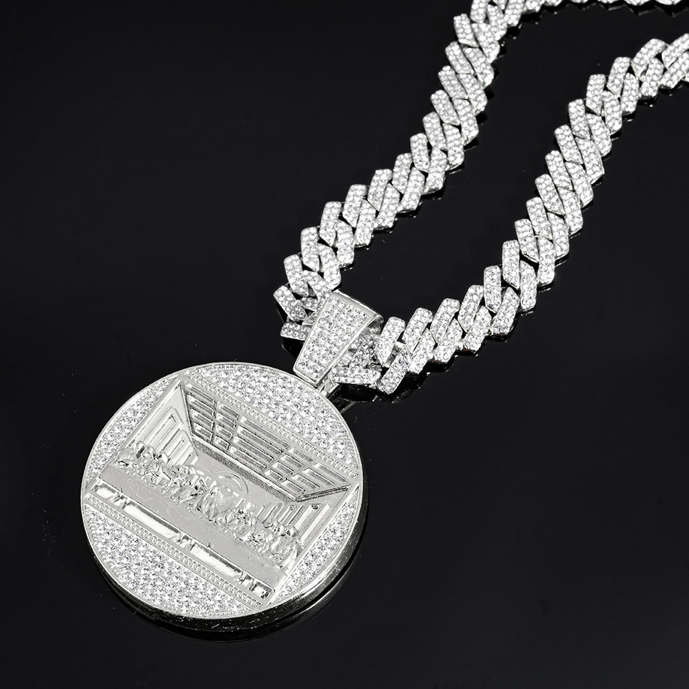 실버 펜던트 + 18inch 쿠바 체인