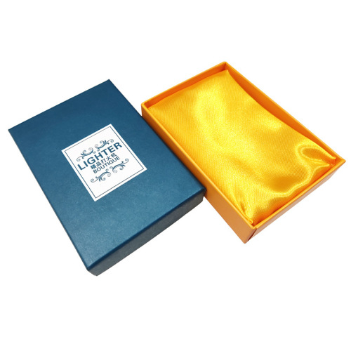 Inflatable rechargeable kerosene lighter, universal gift box, brocade cloth box, flower box, gift box for customers and friends.