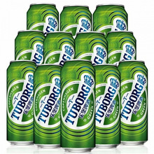 Tuborg乐堡啤酒500ml*12罐装嘉士伯听装啤酒拉罐