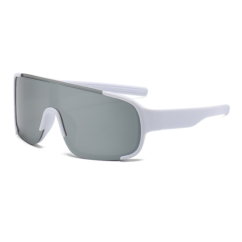 Gafas de Sol Deportivas para Niños Marco Grande de Plástico y AC con Protección UV400 para Aire Libre y Viajes