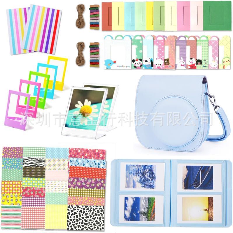For instax, the mini12/11/9 accessories suit 10 in one with the official release color