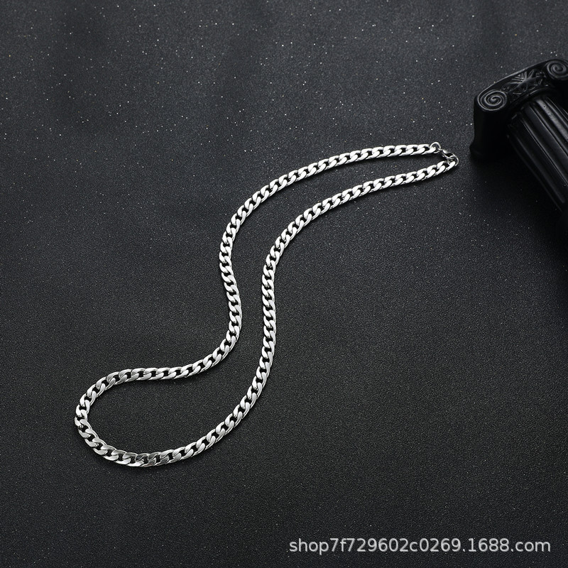 工厂直卖/欧美古巴链条项链男女潮流ins嘻哈夸张