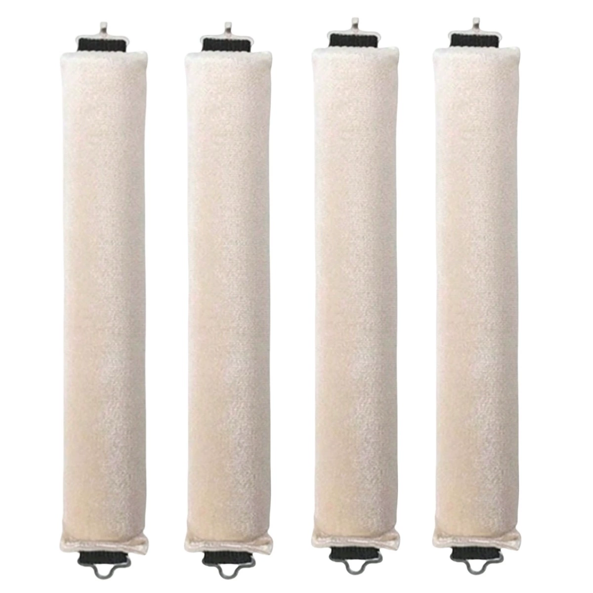 3-hook velvet hair curlers, big-wave sleep rollers set, multi-piece plush curling rods