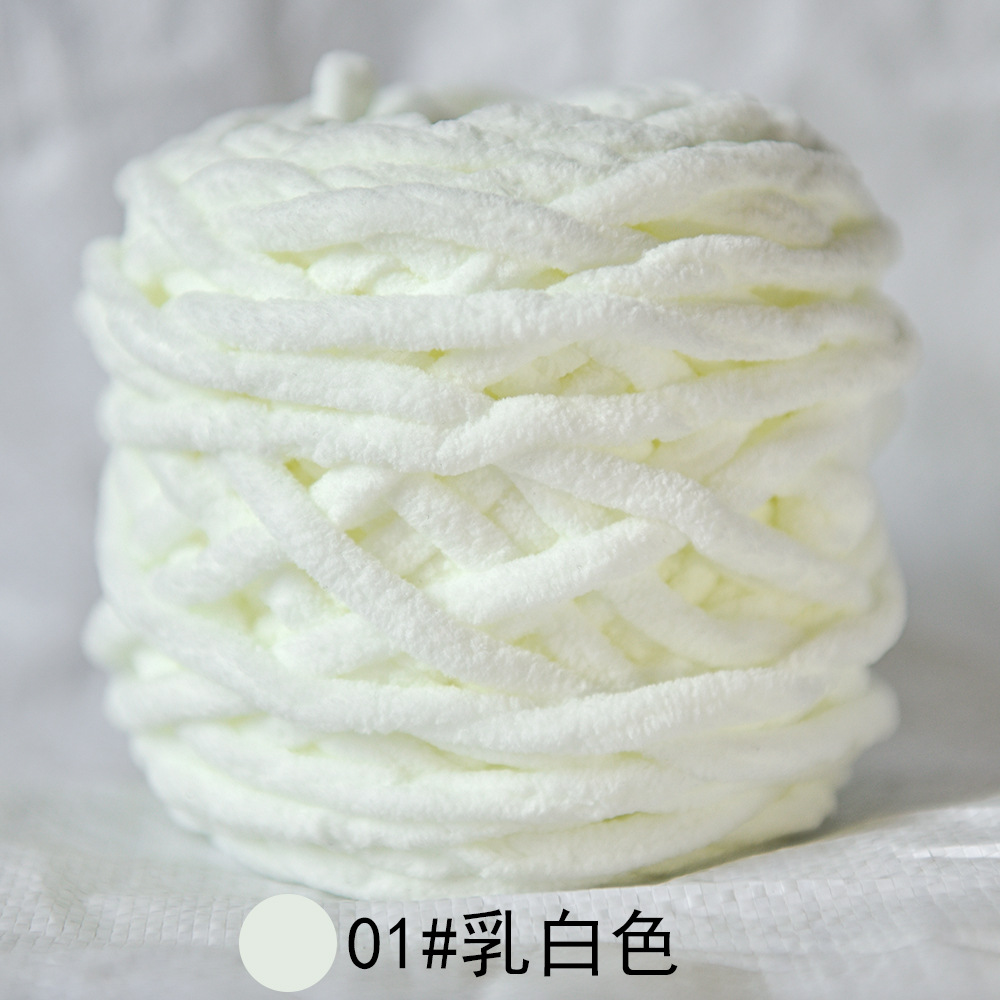 Hilo de la tira de hielo hilo de una sola hebra de lana gruesa bola de aguja hilo tejido a mano bolsa bufanda material de DIY Paquete de fábrica al por mayor