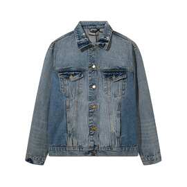 FEAR OF GOD FOG复线 ESSENTIALS第六季廓形重工水洗休闲牛仔外套