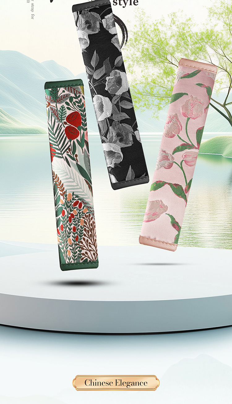 National Trend Ethnic Style Fashion Car Interior Seatbelt Shoulder Pad Anti-Neck Strain Safety Belt Cover