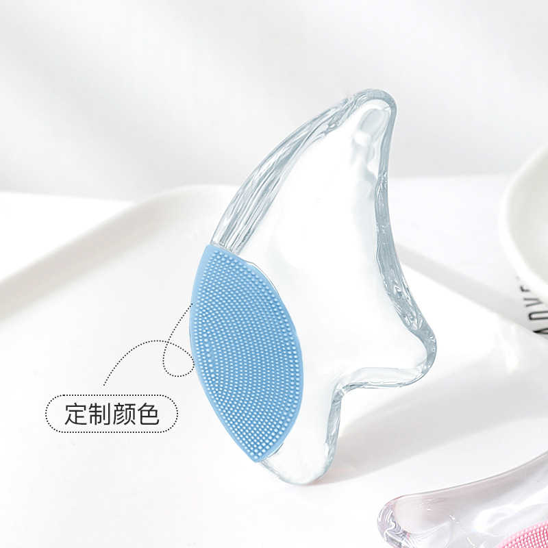 Placa de masaje facial, belleza facial, estiramiento de los ojos, estiramiento de los ojos, cristal rosa, V, yoga facial no estiramiento de estiramiento