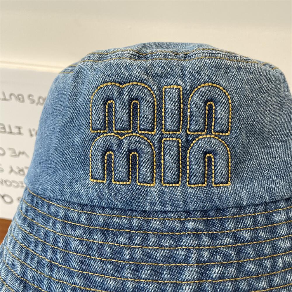 Inswind retro vaquero lavable sombrero pescador mujer estilo coreano versátil cara pequeña sombrero de viaje sombrero de sol de vacaciones