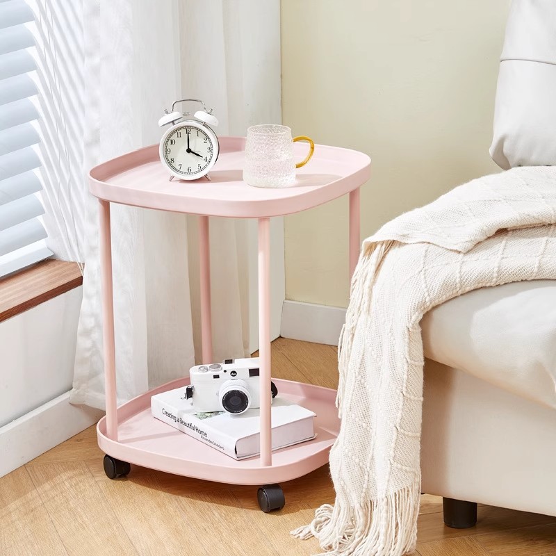 Sofa Side Table, Mobile Coffee Table, Bedroom Balcony Mini Table, Bedside Shelf, Modern Simple Small Apartment