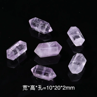 Zərgərlik ara hissələri | Jewelry Accessories Ready for - no-13-double-pointed-amethystvarious-sizes
