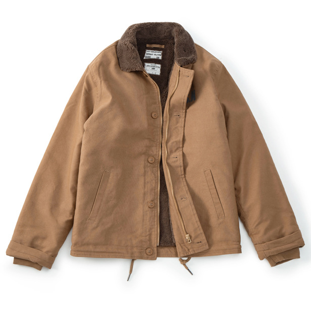 Ameikaji American N1 ropa de cubierta engrosada con forro polar abrigo de algodón acolchado abrigo de lana de cordero retro de los hombres abrigo de algodón acolchado