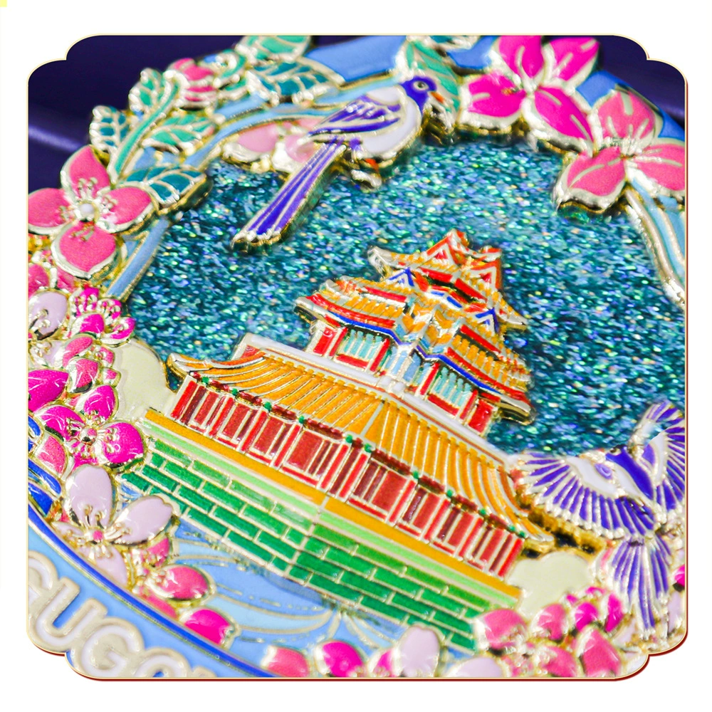 Chinese fridge magnet, museum, souvenir, Chinese style