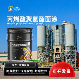 丙烯酸聚氨酯面涂料加工定制颜色室内外钢结构金属工业防锈腐涂料