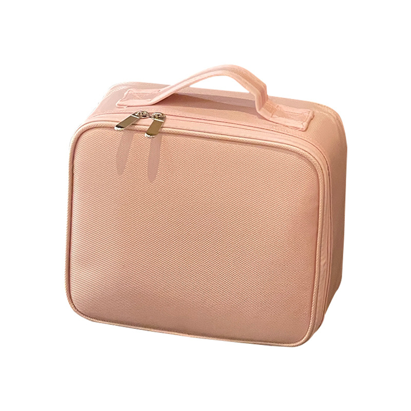 Bolsa de cosméticos transfronteriza de gran capacidad con espejo, productos portátiles para el cuidado de la piel de alto valor, bolsas de almacenamiento, mujeres