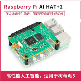 ��ݮ��Pi5 �ٷ�AI HAT+ 2 �Uչ�� Hailo-10H�˹����� 8GB���d�ȴ�
