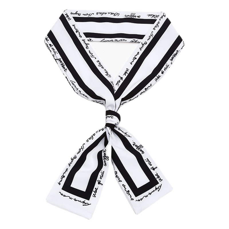 2025 moda todo-fósforo diadema pequeña bufanda de seda para mujer atar el cabello Cinta de verano tocado cuerda para atar el cabello serpentina accesorios para el cabello